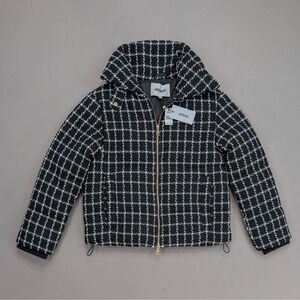 Jason Wu Tweed Cropped Puffer Jacket XS NWT $395